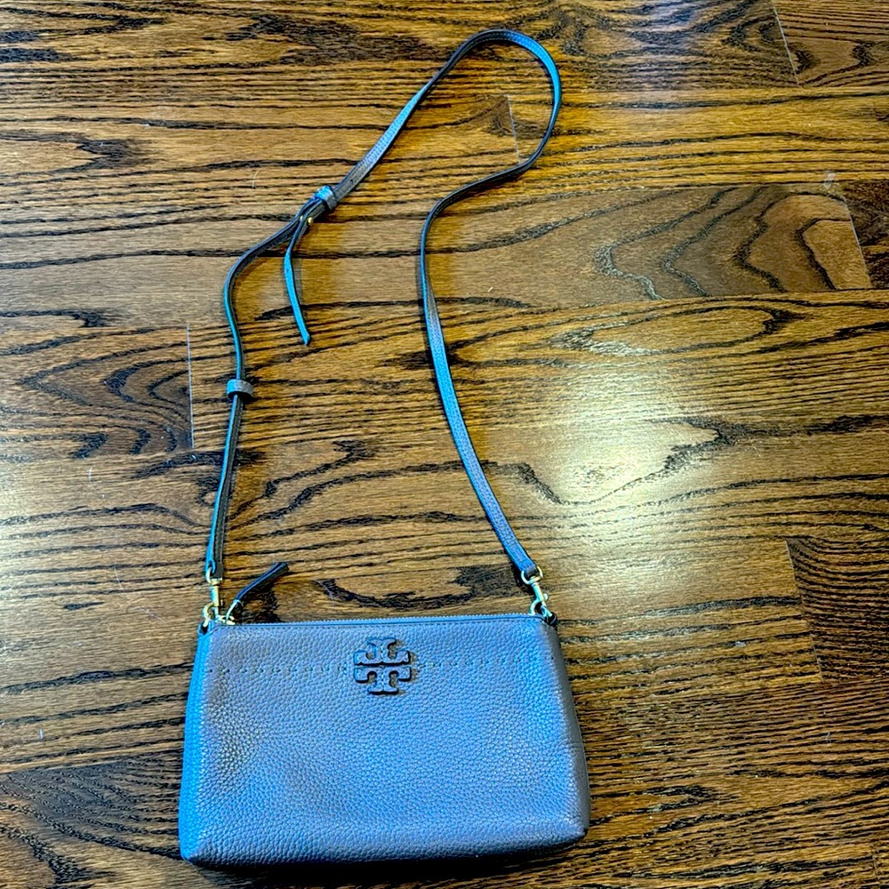Tory Burch Gray Leather crossbody